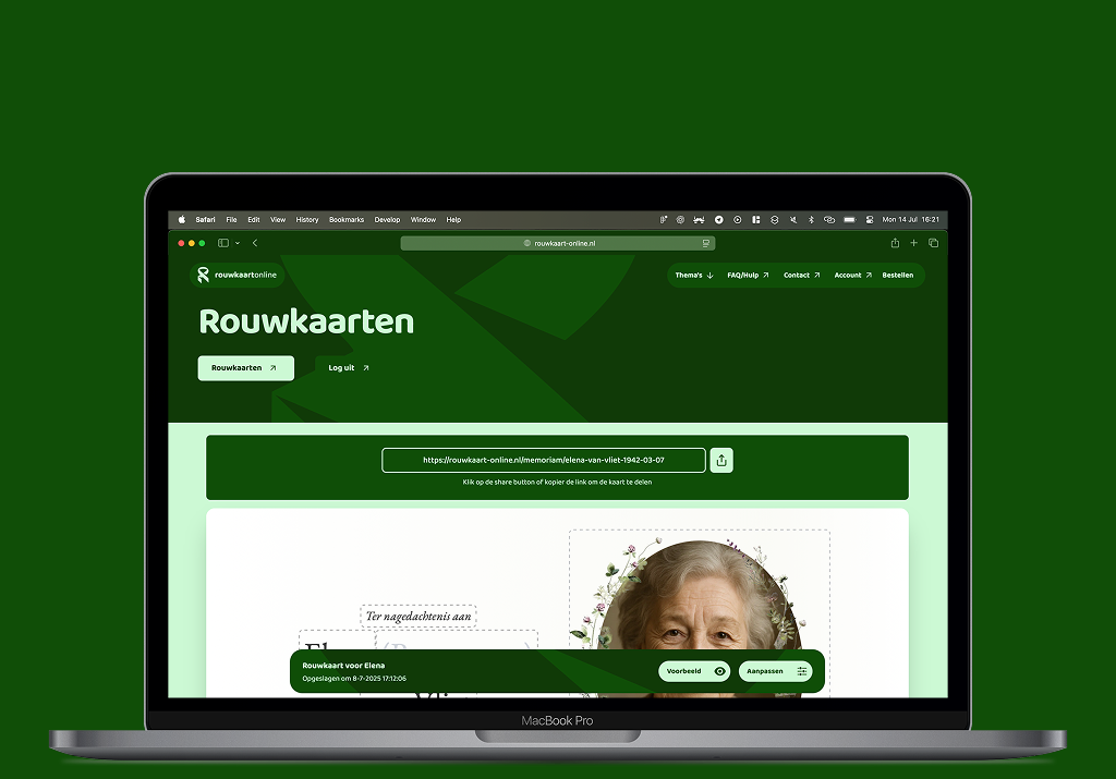 Hoe deel je een online rouwkaart? | Tips voor e-mail, WhatsApp en sociale media