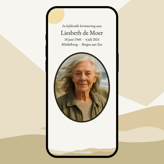 Abstract duinen thema