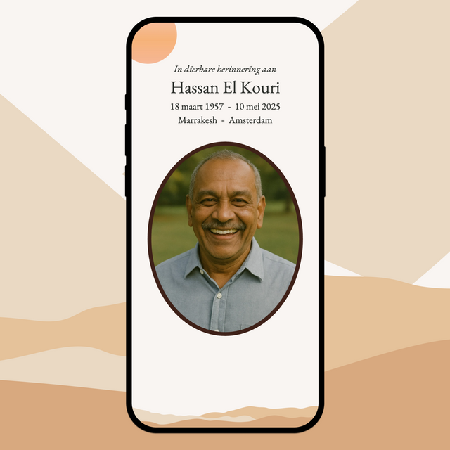 Abstract woestijn thema